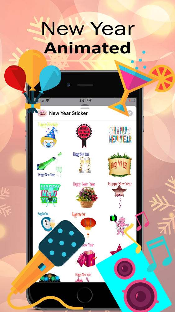 New Year Animated Sticker 2020 App For Iphone Free Download New