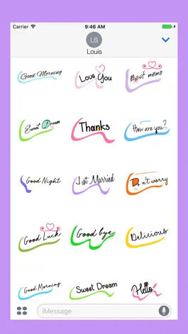 Game screenshot Handwritten Message Stickers hack