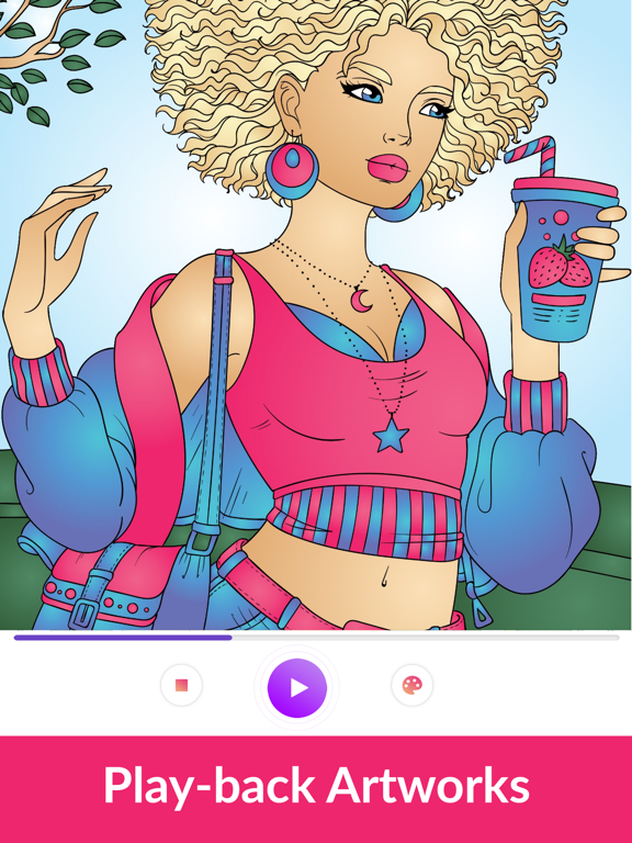 Colorgram: Adult coloring book screenshot 3