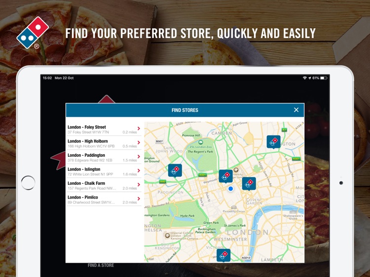 Domino's Pizza for iPad