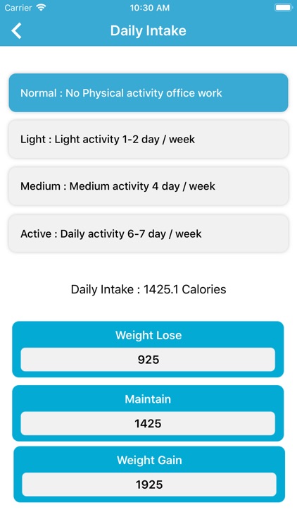 BMR checker & Weight monitor screenshot-3