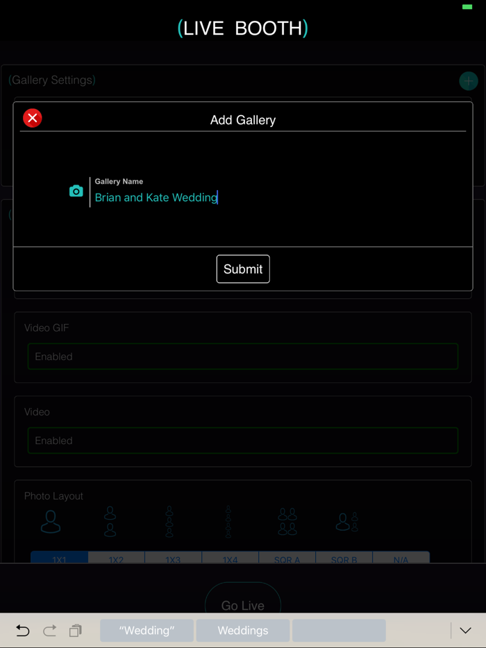 Live Booth - Photo, Video, GIF