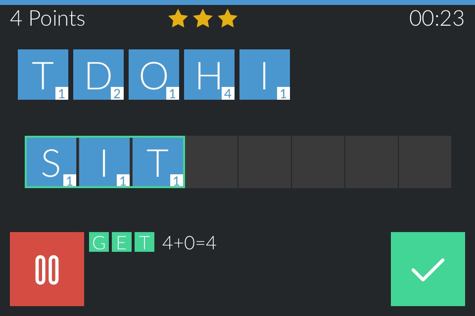 Durion 2 - addictive word game screenshot 2