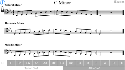 How to cancel & delete Minor Scales Alto & Tenor Clef from iphone & ipad 1