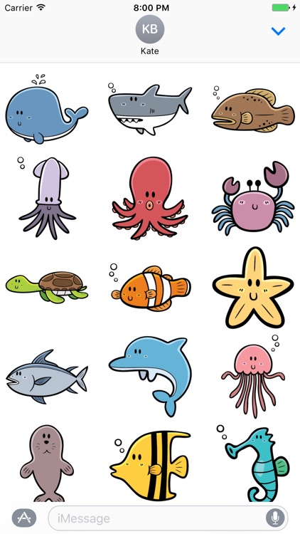 Sticker Me: Lovely Sea Animals