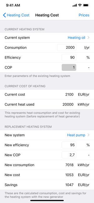 Heating Cost: compare systems(圖5)-速報App