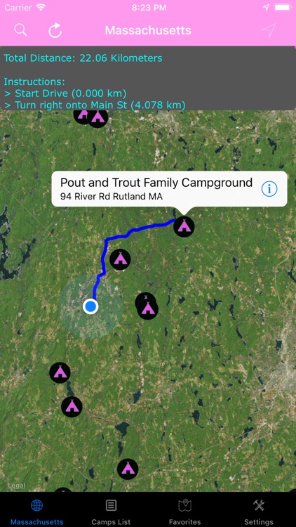 Massachusetts – Camp & RV's