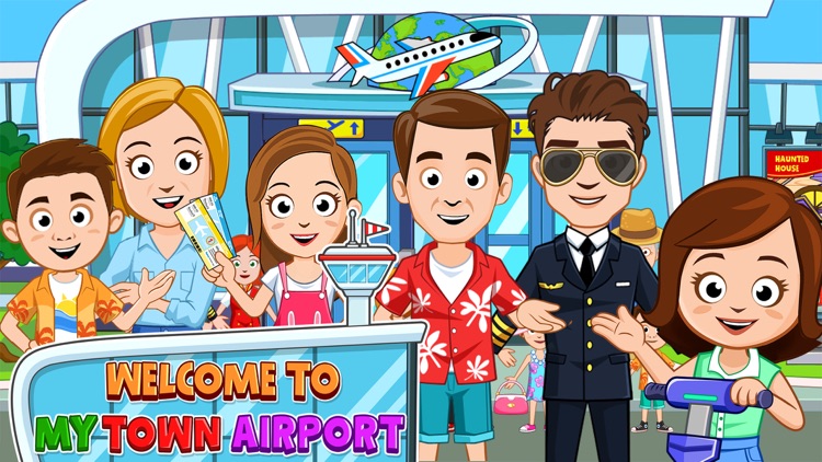 My Town : Airport screenshot-0
