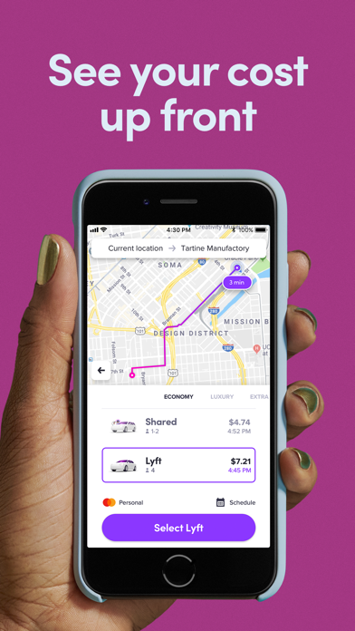 Lyft - Taxi & Bus App Alternative screenshot