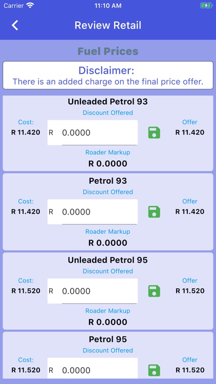 Roader Fuels