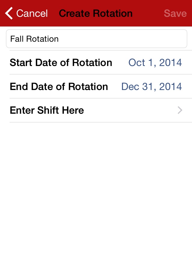 Shift Rotation screenshot 2