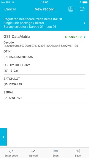 Healthcare Barcode Survey App(圖4)-速報App
