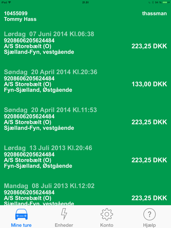 Screenshot #4 pour Mine Ture med BroBizz