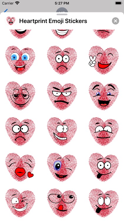 Heartprint Emoji Stickers screenshot-7