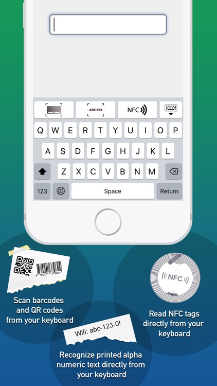 ScanKey - QR OCR NFC Keyboard