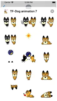 tf-dog animation 7 stickers iphone screenshot 2