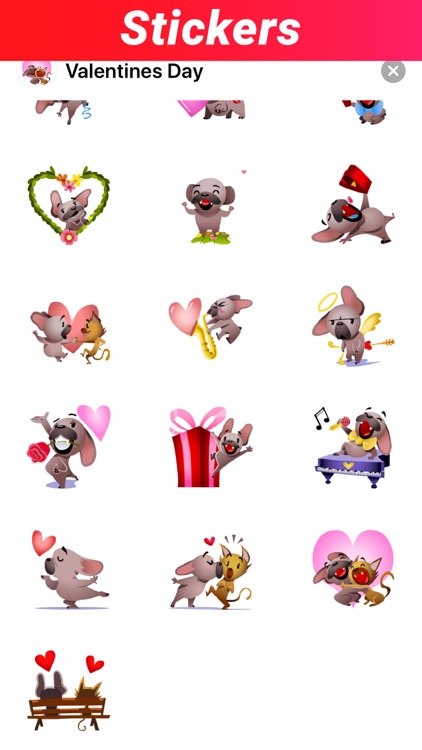 Valentines Day Stickers GIF IM by Gazi Ahmed