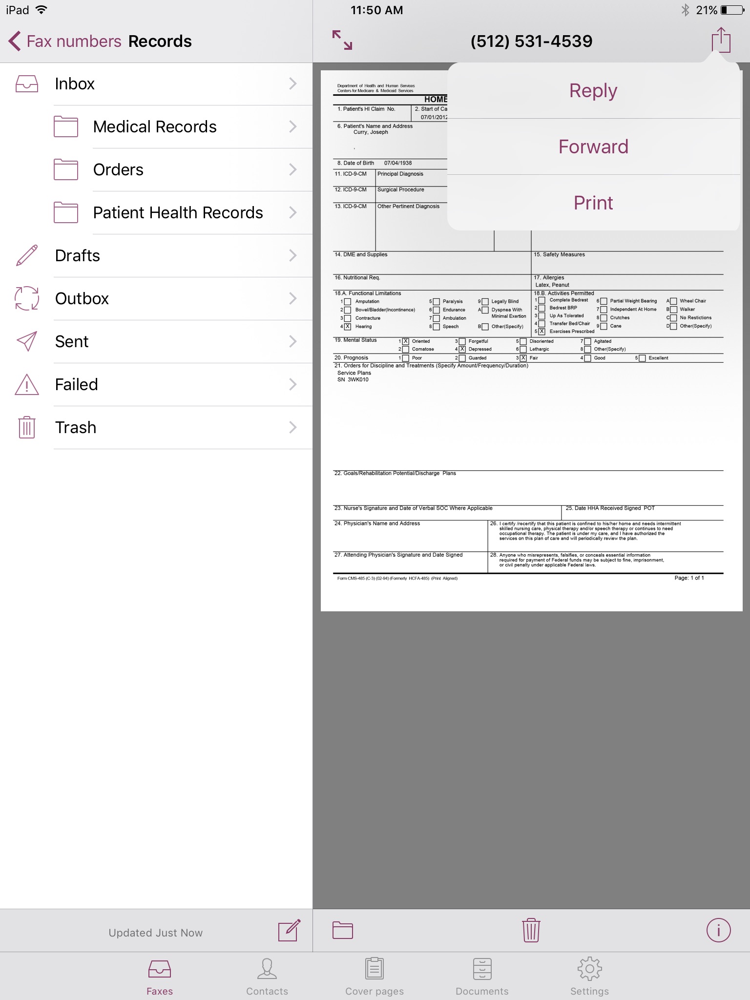 Sfax - HIPAA-Secure Faxing screenshot 3