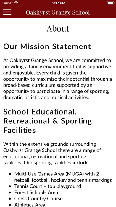 Oakhyrst Grange School screenshot 4