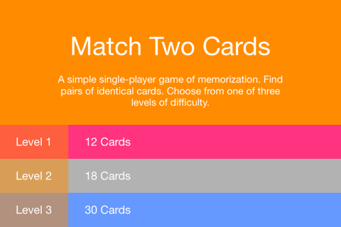 Match Two Cards - náhled