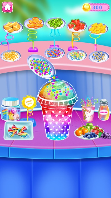 Unicorn Icy Frozen Drink screenshot-4