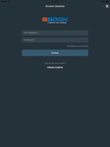 GBook Control de Visitas - náhled