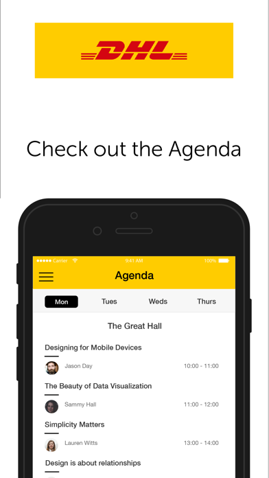 DHL Live Events App screenshot 3