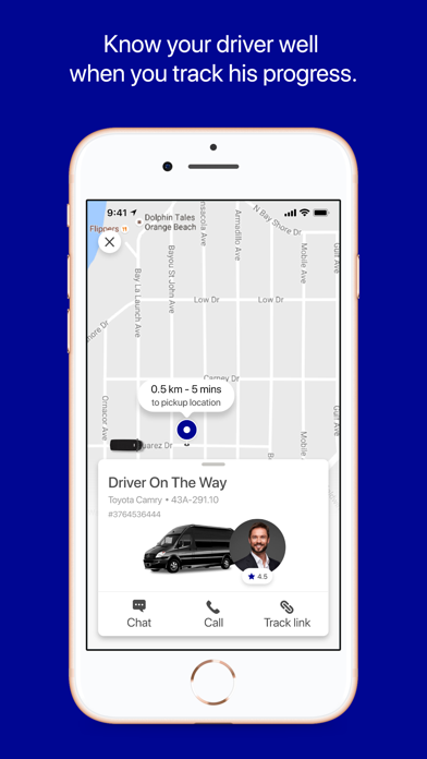 Coast.Cab passenger app screenshot 2