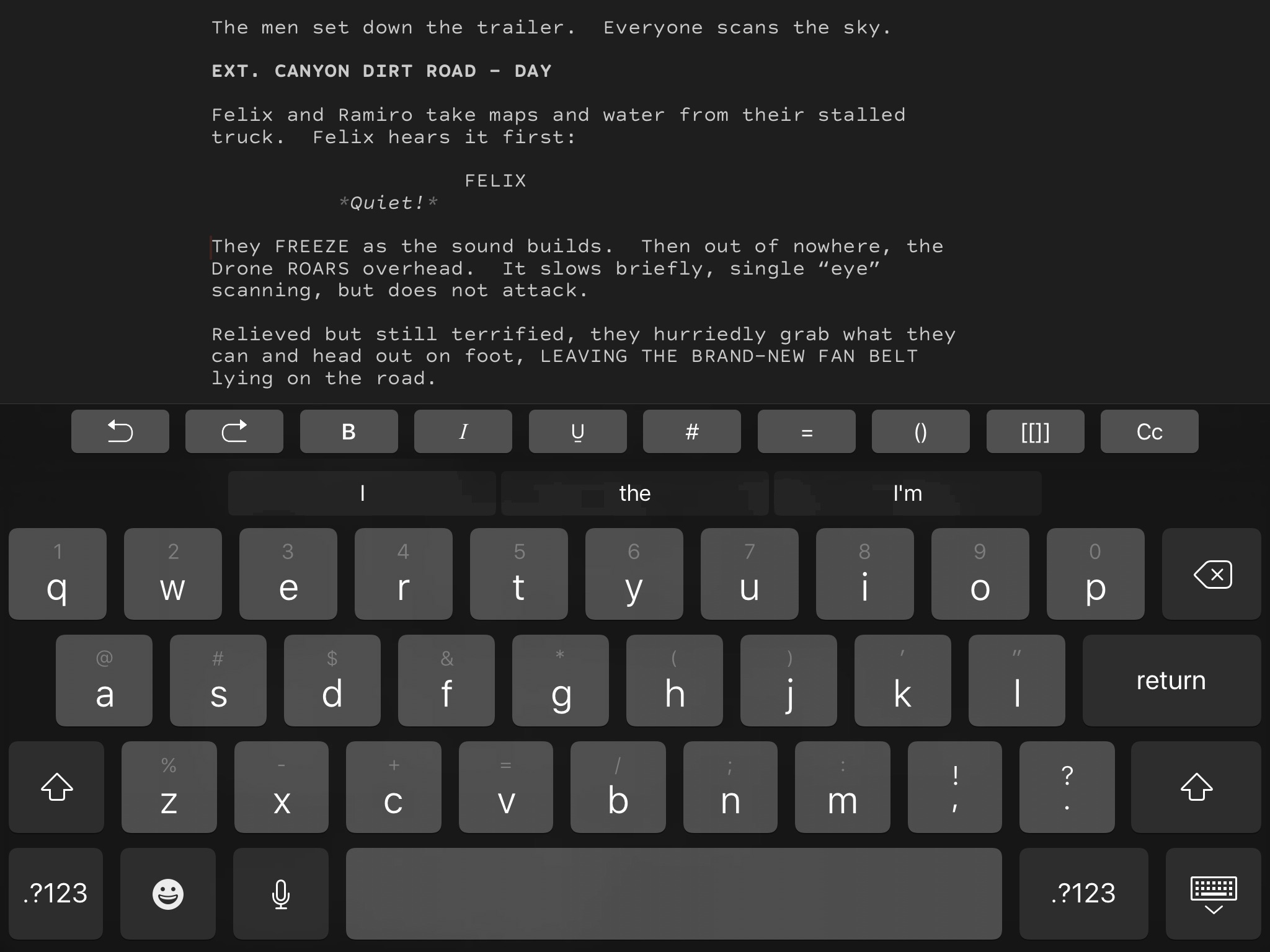 Slugline: Simply Screenwriting screenshot 3