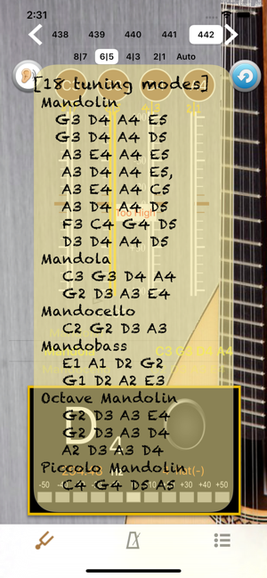 曼陀林调音器 mandolintuner