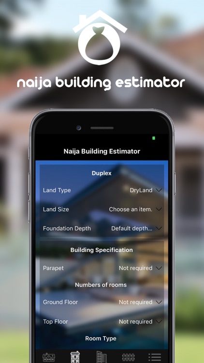 Naija Building Estimator