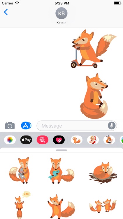 Lovely Fox Sticker Pack