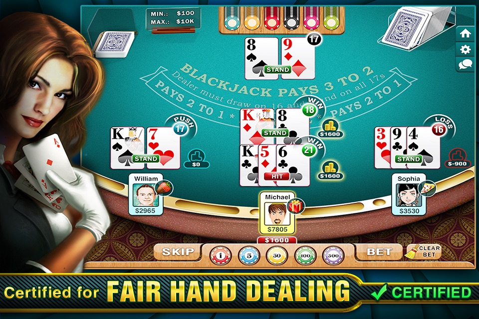 BlackJack Online - Multiplayer screenshot 2