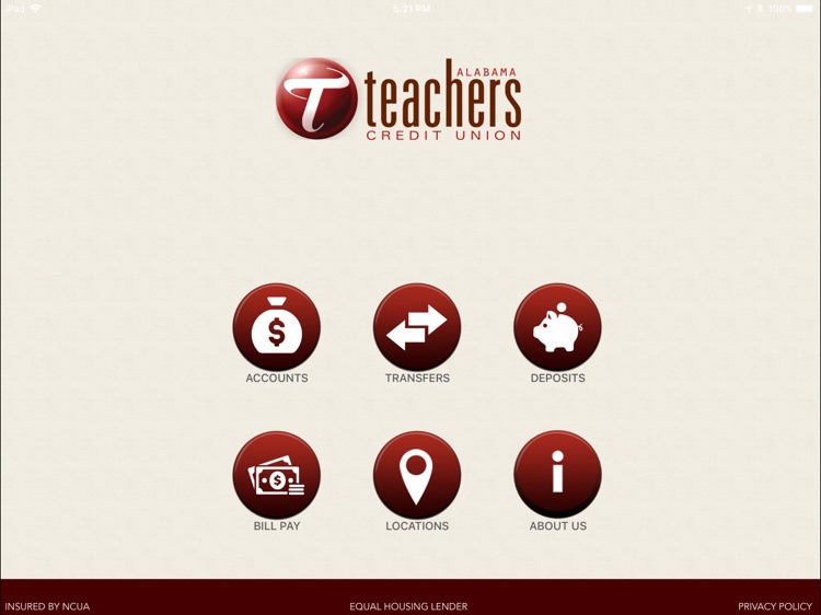 Alabama Teachers CU for iPad