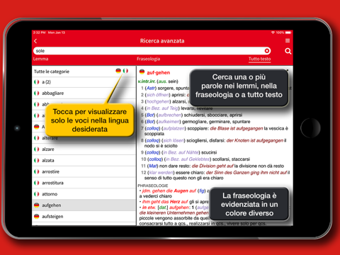Dizionario Tedesco Hoepli screenshot 3