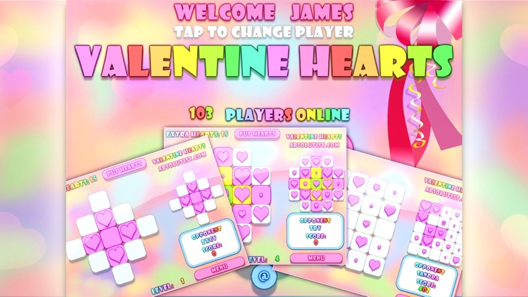 Valentine Hearts Collapse Game screenshot-4