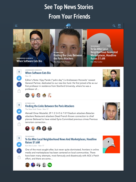 Nuzzel: News From Friends And Influencers screenshot