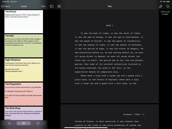 Storyist 4 screenshot