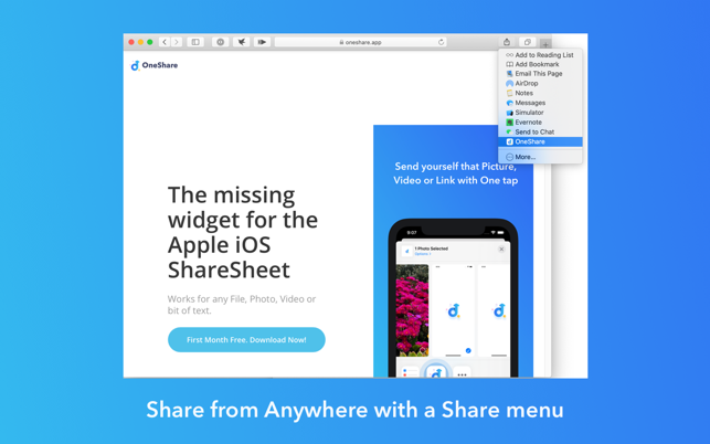 OneShare - Files, Text, Pics(圖2)-速報App