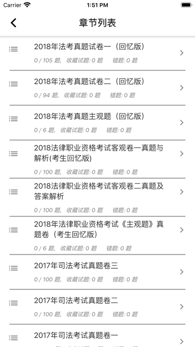 司法考试题集 screenshot 2