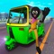 Let's jump into the craziest city tuk tuk rickshaw driving game where you will explore the city with new taxi drivers