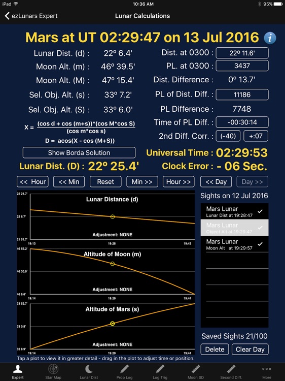 ezLunars Celestial Navigation