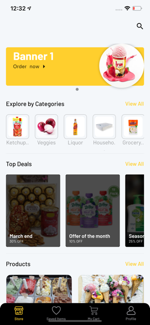 Readymade Grocery App