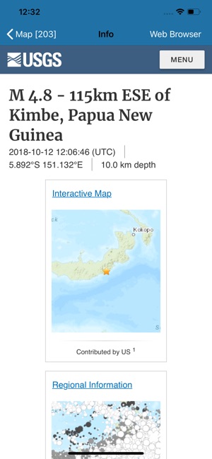 Earthquake + Alert, Map & Info(圖5)-速報App