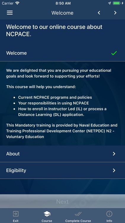 Navy College Program screenshot-3