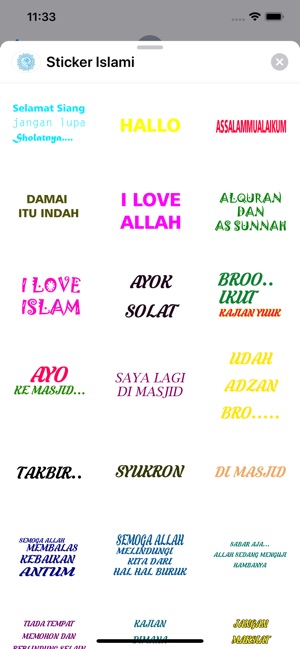 Sticker Islami