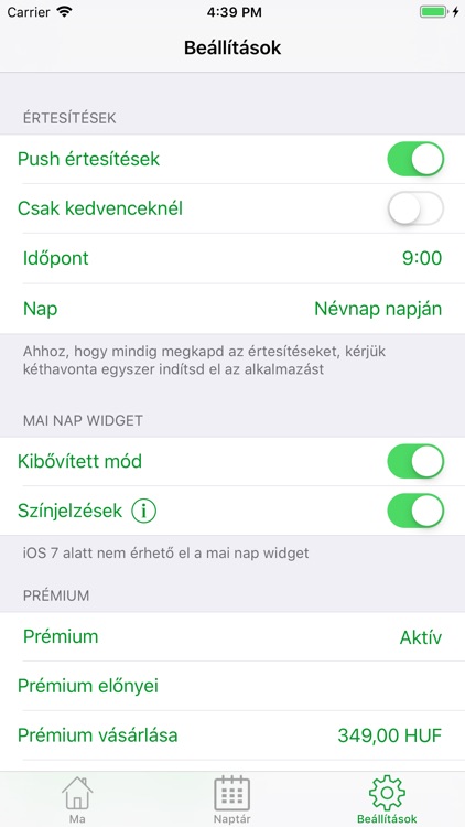 Névnap +: Magyar névnap naptár screenshot-3