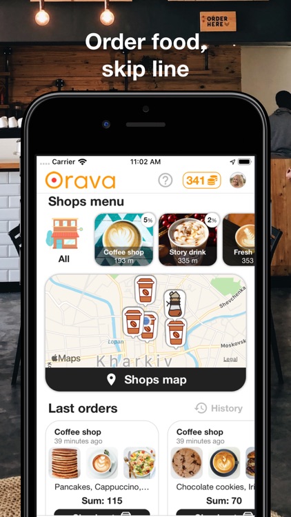 Orava - Food to go + cashback