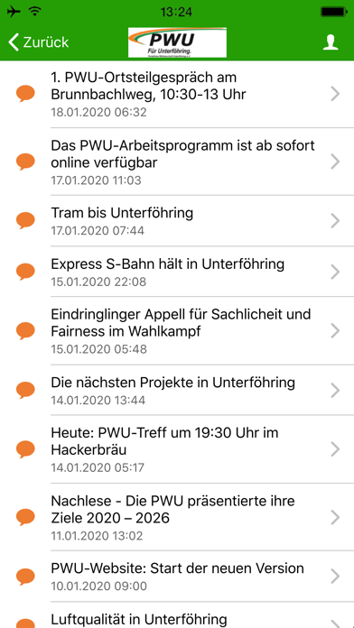 How to cancel & delete PWU - Für Unterföhring from iphone & ipad 2