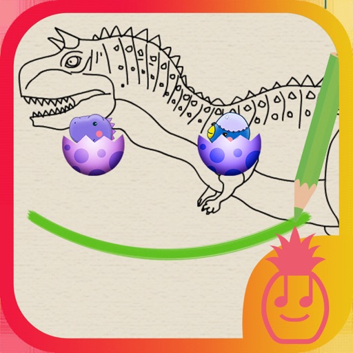 Dino line Draw - Drawing Game iOS App